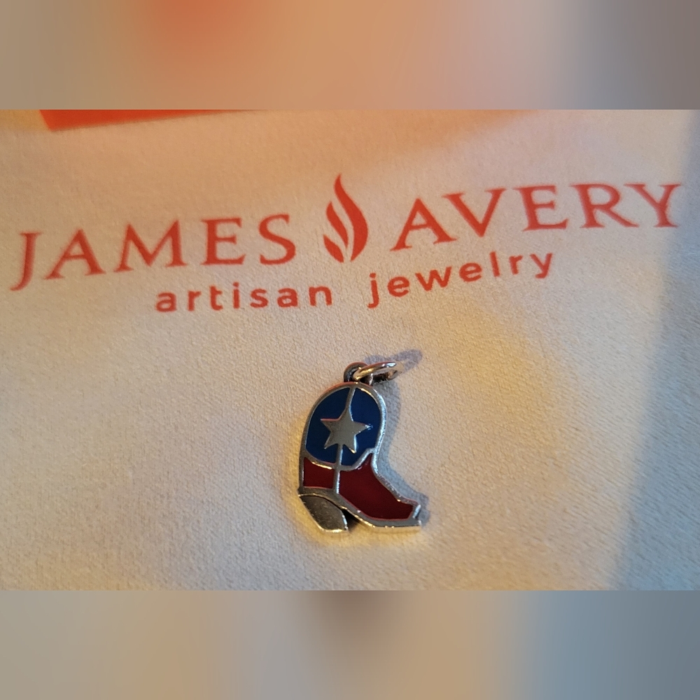 James Avery ☆ RETIRED ☆ Enamel Texas Boot